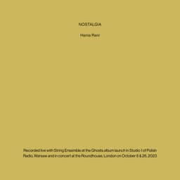 Nostalgia (Live) - Album by Hania Rani | Spotify cover